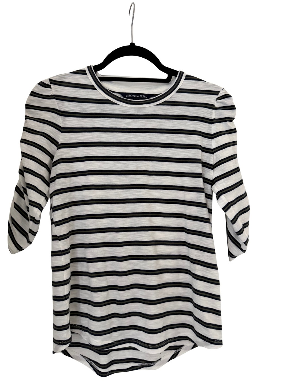 EUC Veronica Beard Waldorf Striped Cotton T-Shirt